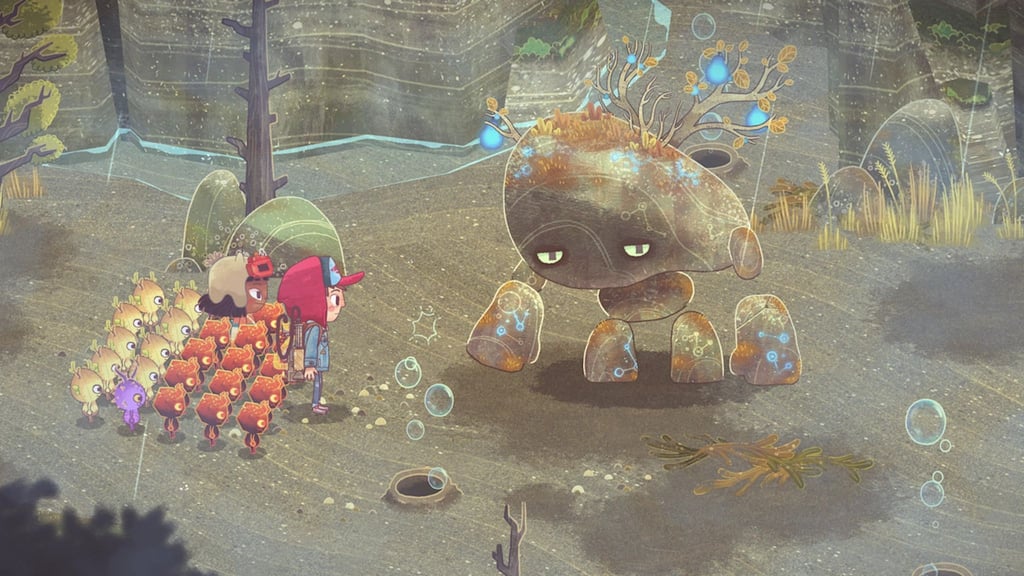 In „The Wild at Heart“ fliehen die Kinder Wake und Kirby vor ihren Eltern, und gehen gemeinsam auf eine ungewisse Reise durch den geheimnisvollen Tiefenwald.
