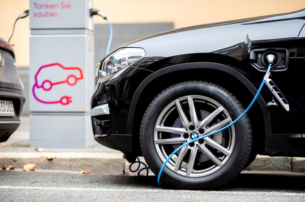Ladesäule für ein E-Auto.