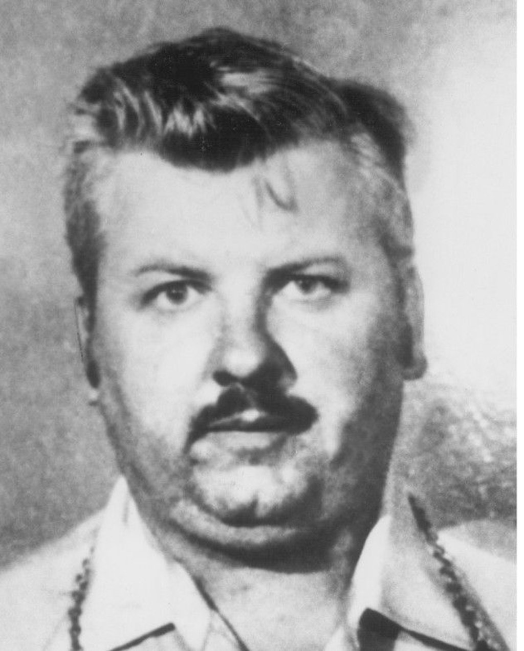 Polizeifoto des Serienmörders John Wayne Gacy, aufgenommen am 22.12.1978, der im März 1980 zum Tode verurteilt und im Mai 1994 hingerichtet wurde.