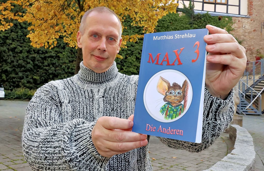 Matthias Strehlau ist stolz: Sein Max geht mit diesem neuen Buch schon in die dritte Runde.