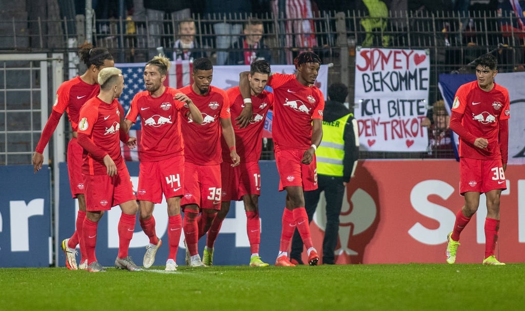 RB Leipzig setzte sich im DFB-Pokal gegen den SV Babelsberg durch.