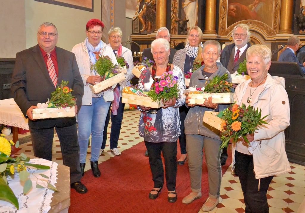 Die „guten Geister“ vom Impfzentrum im Sülzetal: Ihnen wurde für ihr ehrenamtliches Engagement gedankt.