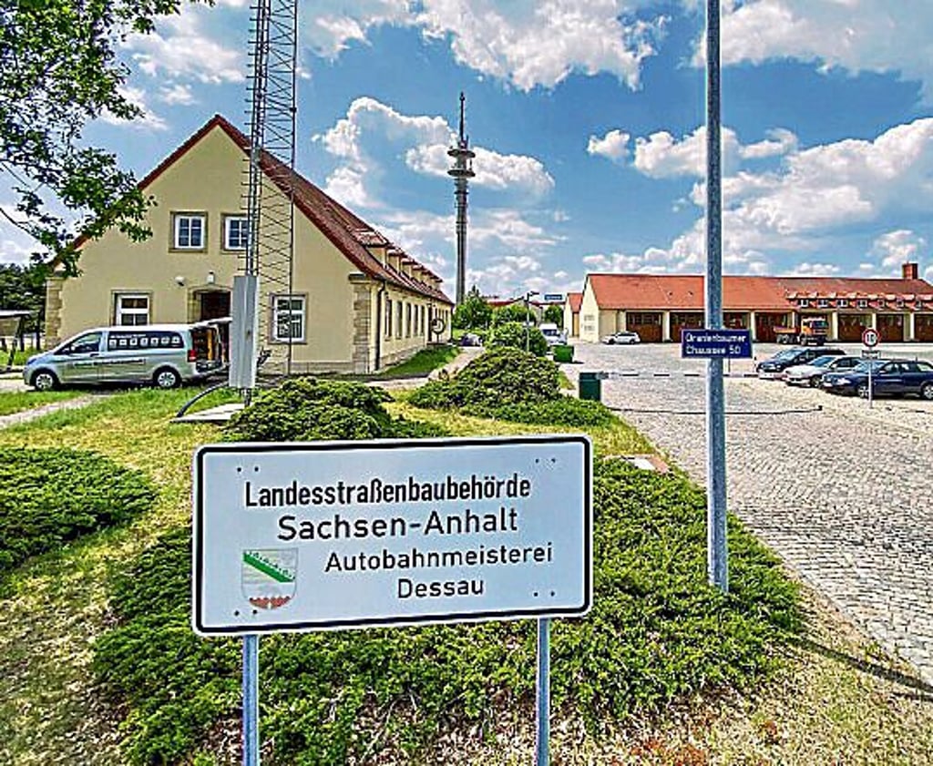 Die Autobahnmeisterei am Stadtrand Ost in Mildensee.