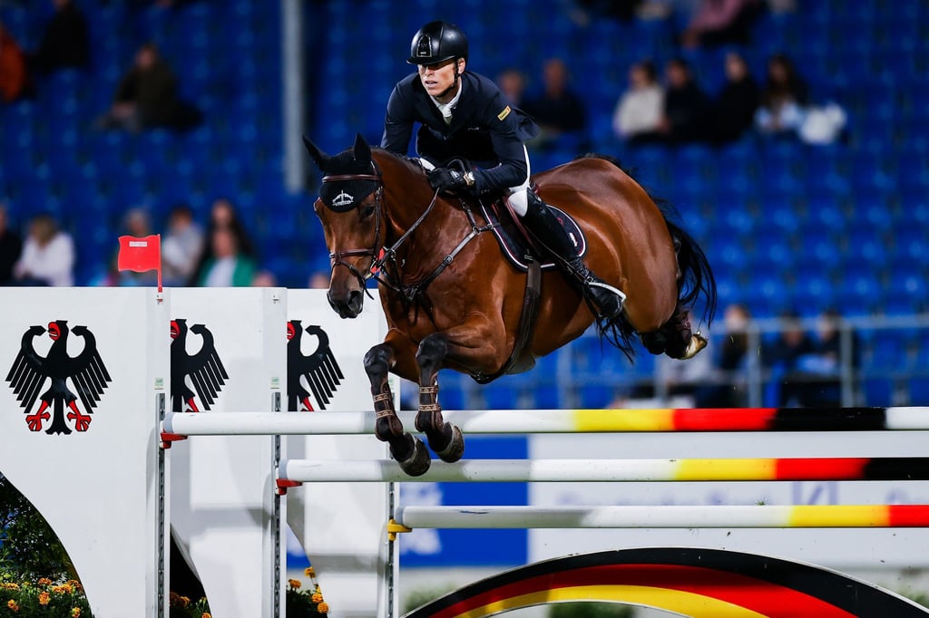 Springreiter Max Kühner gewann den Preis von Europa.