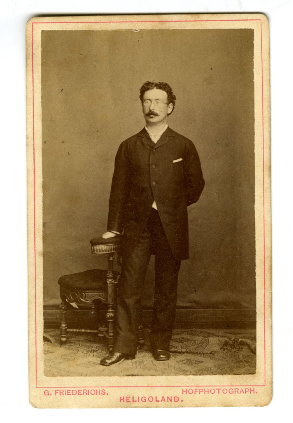 Julius Maggi, als junger Mann (ca. 1880).
