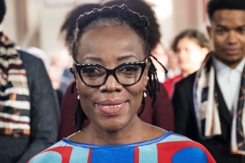Autorin Tsitsi Dangarembga aus Simbabwe erhält in der Frankfurter Paulskirche den Friedenspreis des Deutschen Buchhandels.