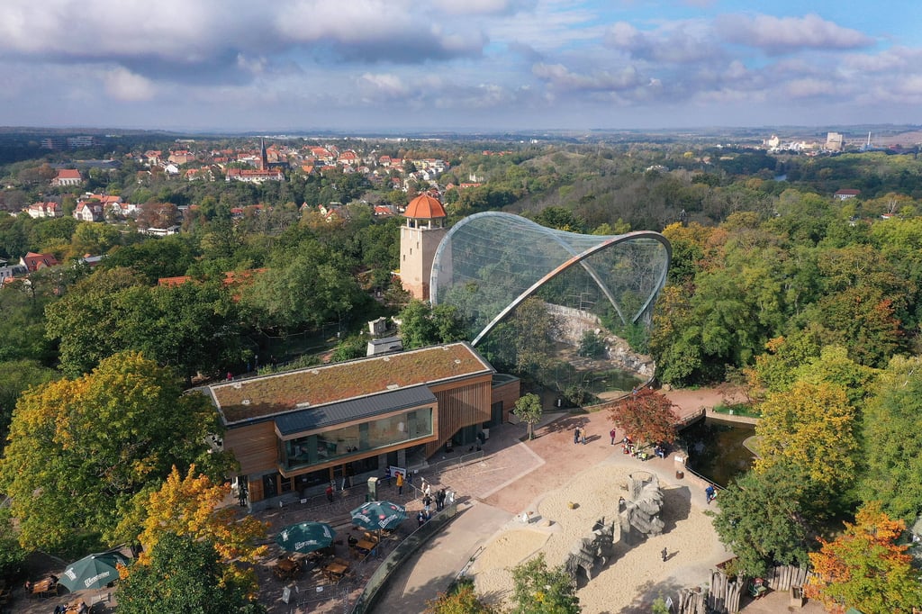 Der Bergzoo in Halle.
