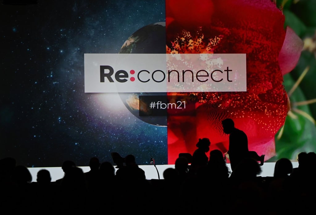 Die Frankfurter Buchmesse steht unter dem Motto „Re:connect“.