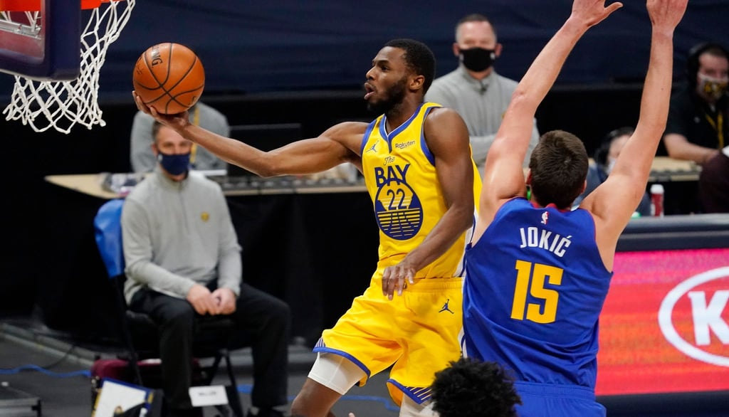 Hat sich nun doch impfen lassen: Andrew Wiggins von den Golden State Warriors.