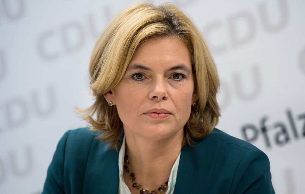 Julia Klöckner (CDU) erinnert an den Wert von Lebensmitteln.