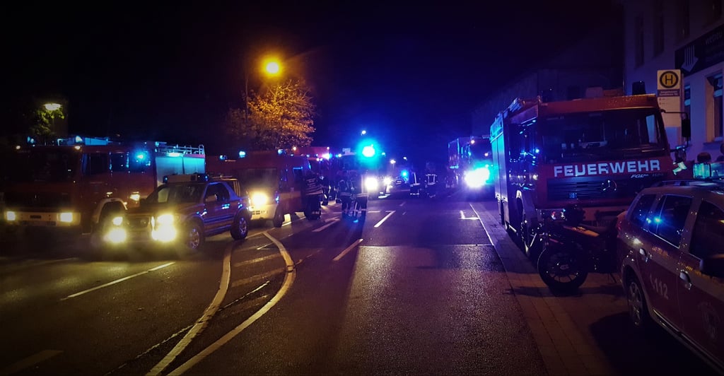 Die Feuerwehr im Einsatz in Sangerhausen