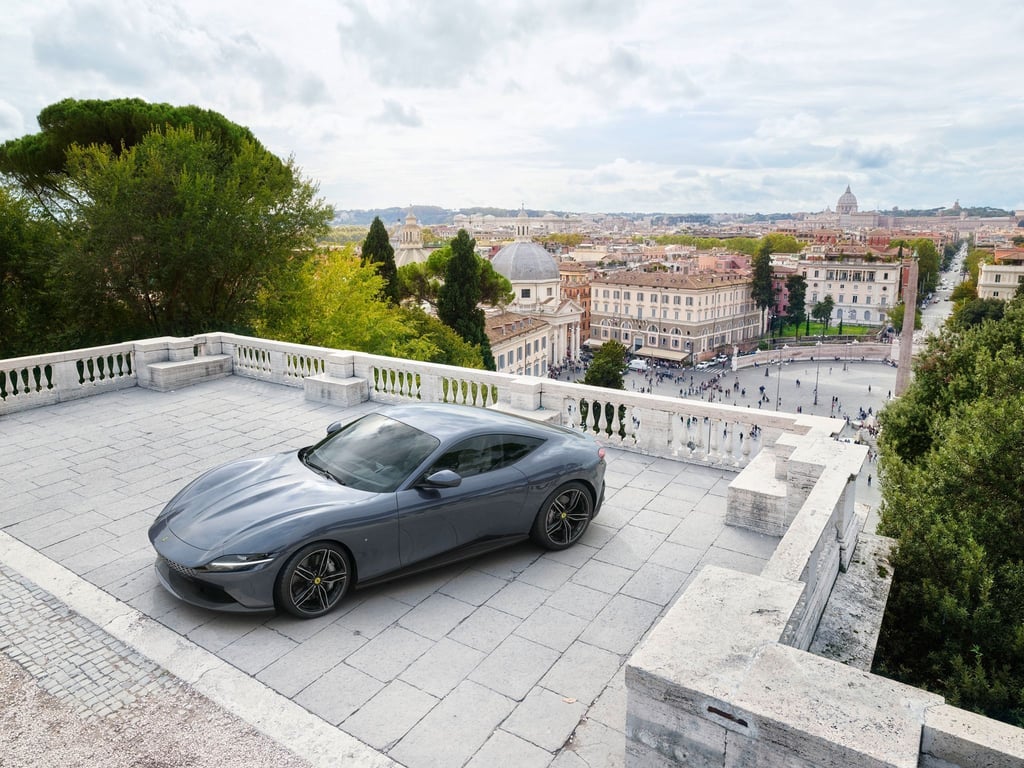 Typisch italienisch: Der Ferrari Roma soll technischen Fortschritt und den Sinn fürs Schöne vereinen.