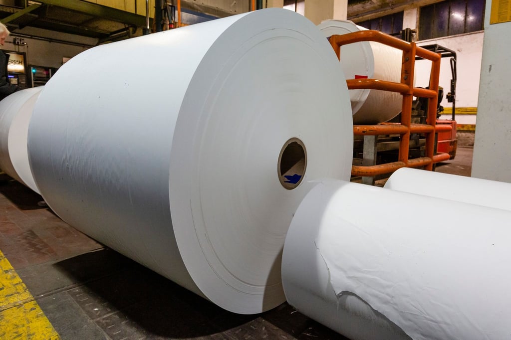 Viele Papierfabriken stellen ihre Produktion wegen des boomenden Online-Handels auf Kartons um.