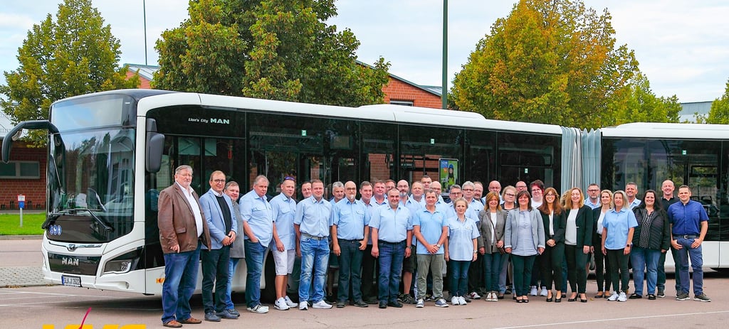 Die Kreisverkehrsgesellschaft Salzland gibt es seit 30 Jahren.