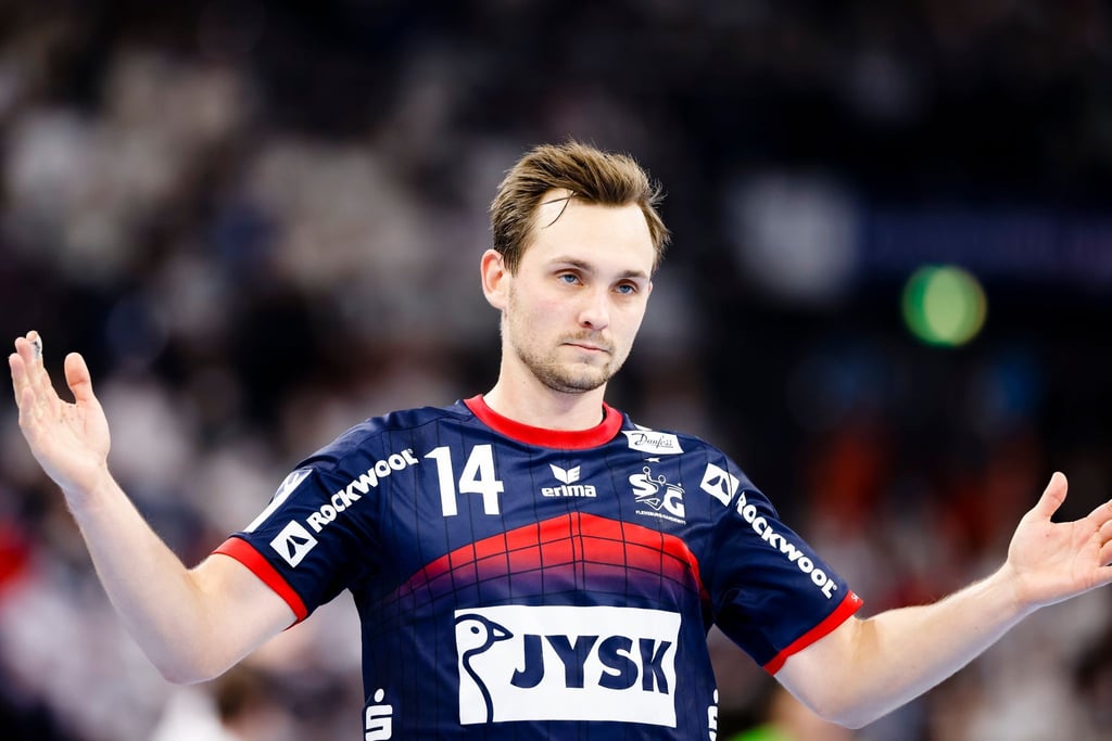 Hampus Wanne hielt Flensburg mit seinen Treffern immer wieder im Spiel.