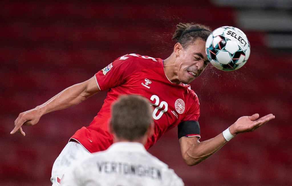 Der Däne Yussuf Poulsen in Aktion.