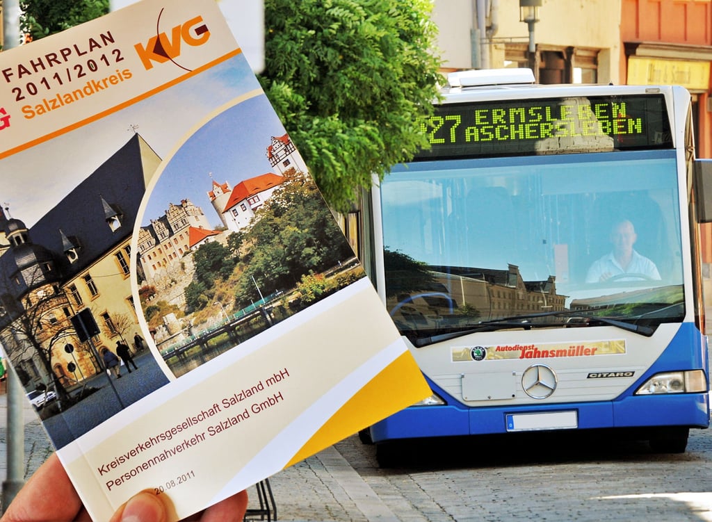 Seit 2011 gehört auch Aschersleben zur Kreisverkehrsgesellschaft Salzland.