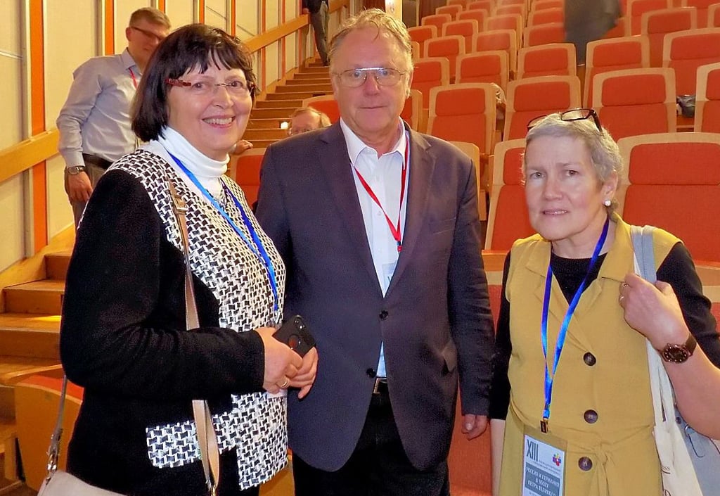 Mitglieder des Katharina-Vereins haben Dr. Schippan 2019 in Berlin getroffen.
