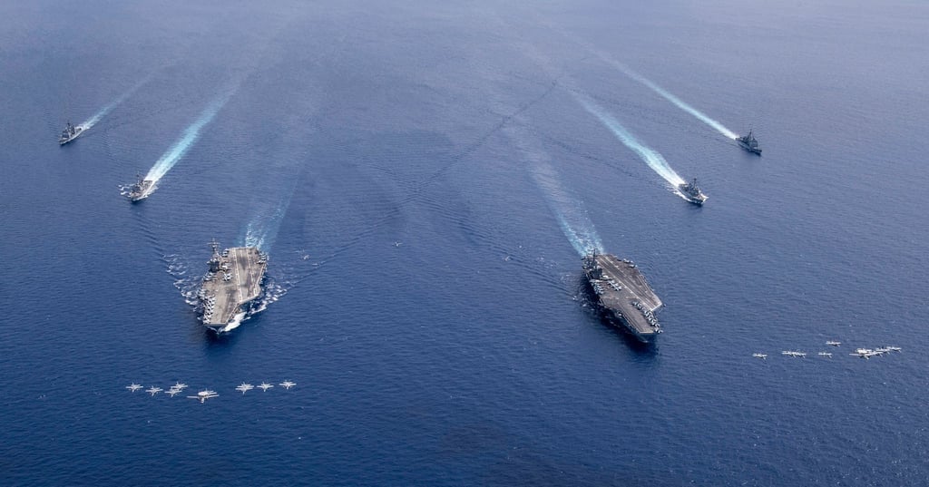 Einsätze der US-Marine im Südchinesischen Meer (wie hier im Bild) sorgten in der Vergangenheit immer wieder für Spannungen zwischen Washington und Peking.