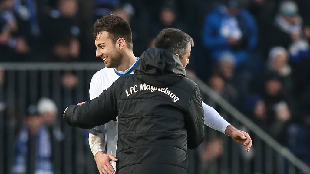 Christian Beck und Jens Härtel prägten den FCM über viele Jahre, so auch beim Aufstieg in die 2. Bundesliga.