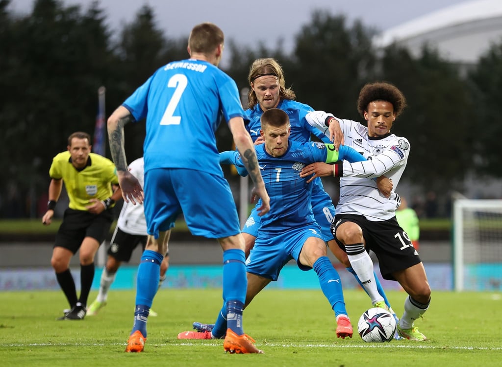 War bei der Nationalmannschaft gut in Form: Leroy Sané (r).