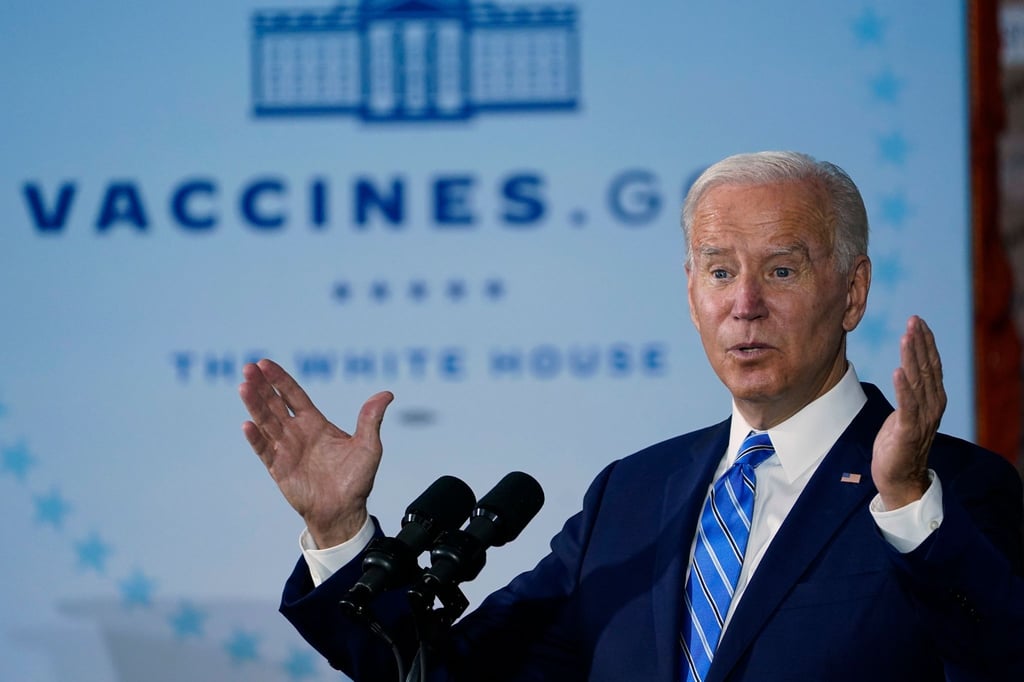 US-Präsident Joe Biden verteidigt weitgehende Corona-Impfpflichten für Arbeitnehmer.