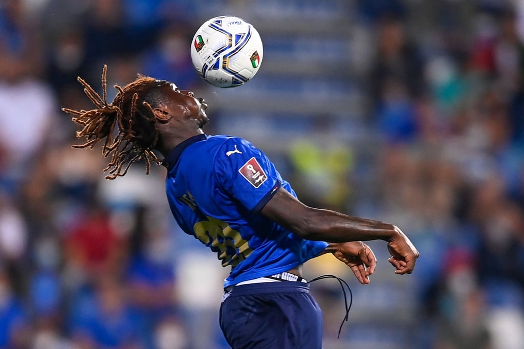 Italiens Moise Kean in Aktion.