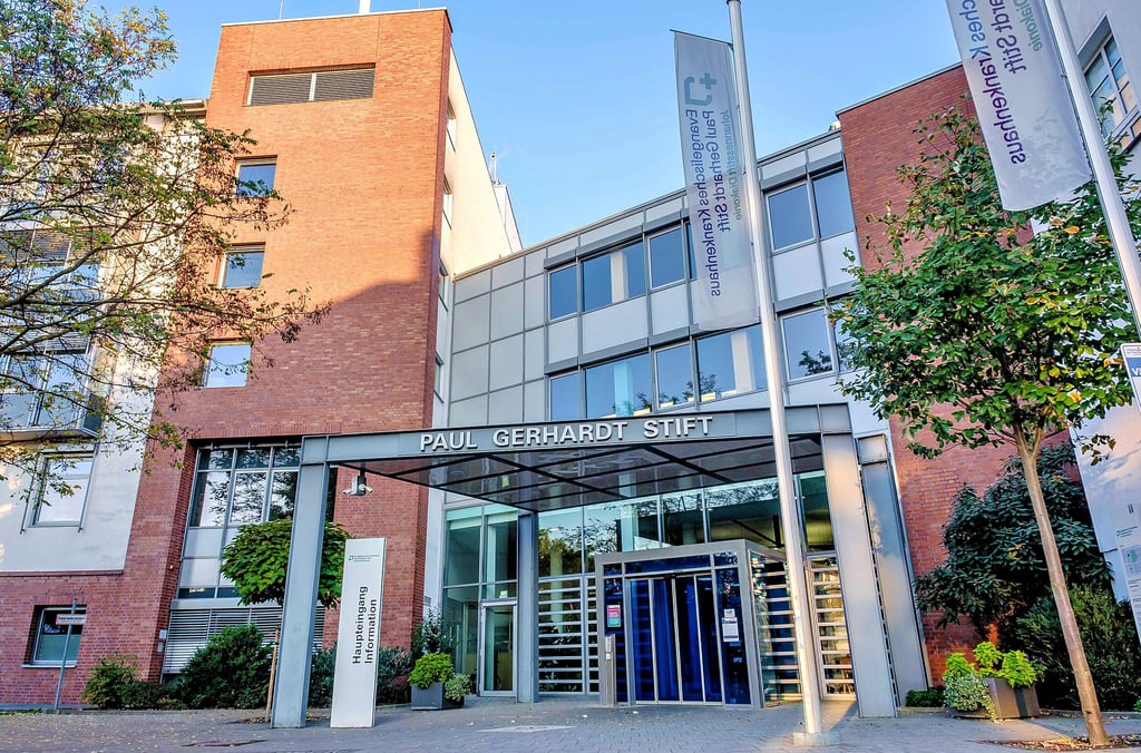 Das Krankenhaus „Paul Gerhardt Stift“ in Wittenberg.