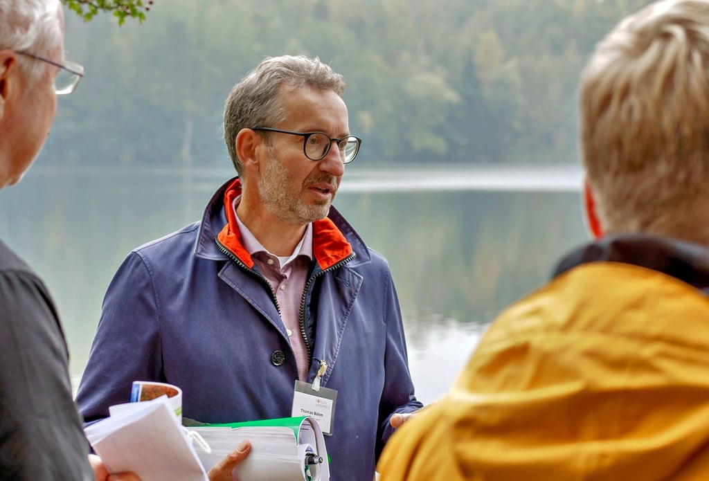 Thomas Böhm, Leiter des Wirtschaftsamts, macht sich Gedanken über die touristische Nutzung der Schädemulde.