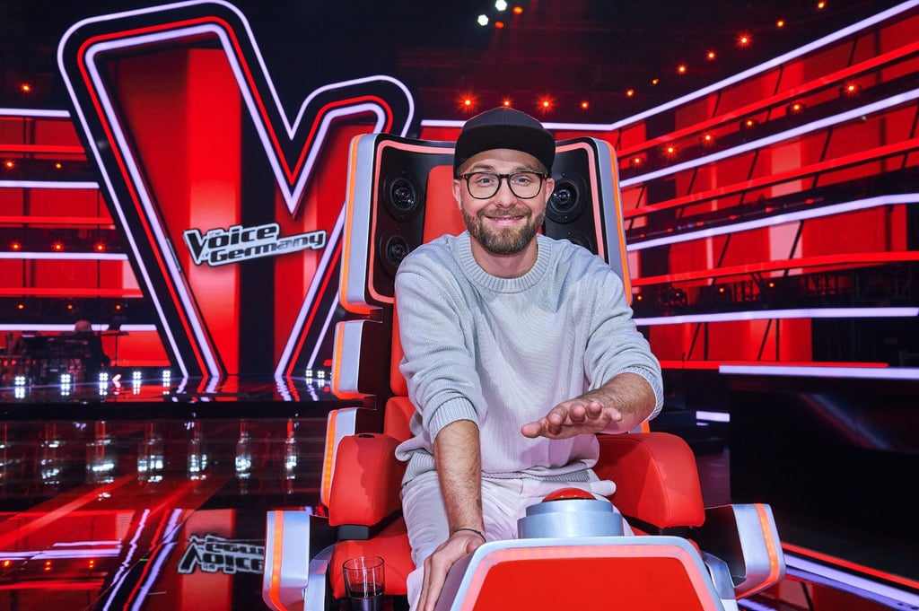 Sänger Mark Forster, Coach der Castingshow „The Voice of Germany“.