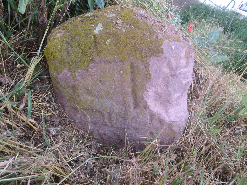 Der Grenzstein in Berga
