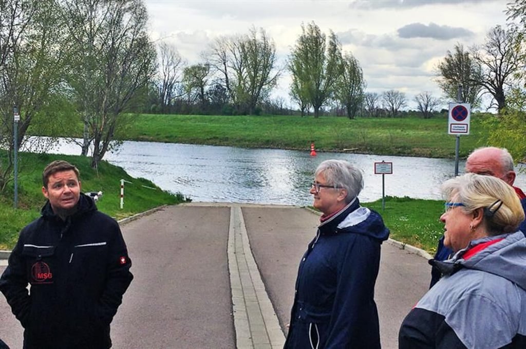 Am Fähranleger in Großwirschleben wird im Jahr 2022 ein Bootsanleger gebaut.