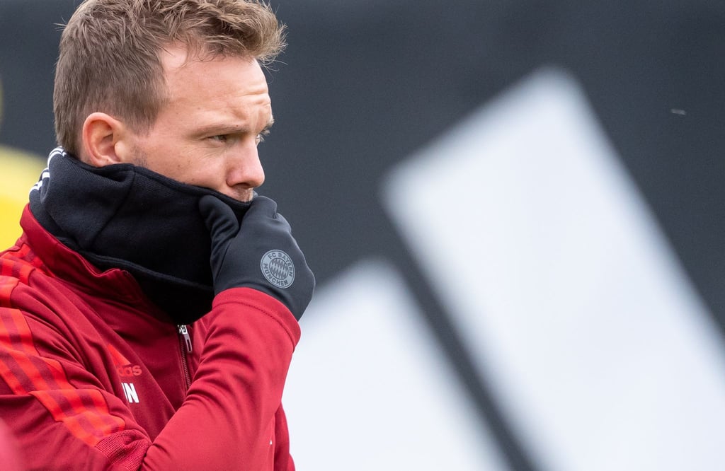 Bayern-Trainer Julian Nagelsmann wurde positiv auf das Coronavirus getestet.