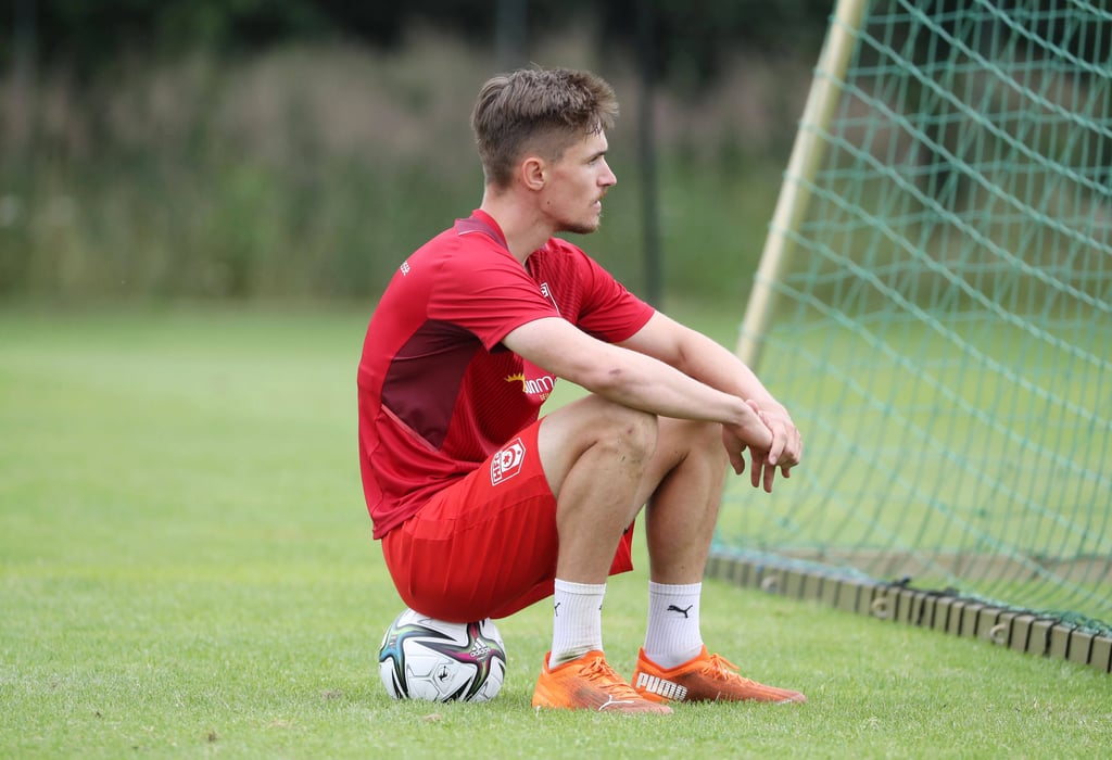 Sören Reddemann absolviert beim HFC wieder Lauftraining. (Archivbild)