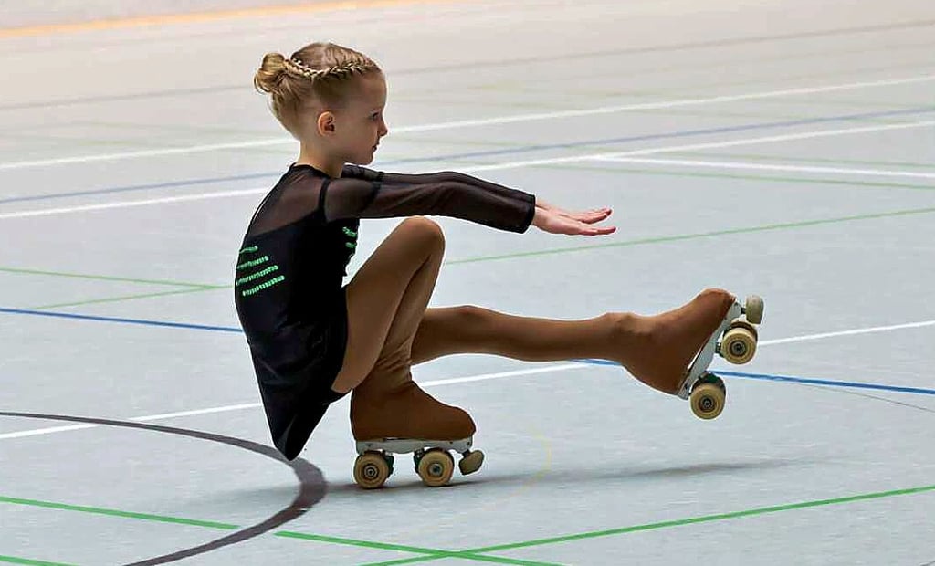 Seit etwa drei Jahren trainiert Josephine Schulz beim VfL Wolfsburg Rollkunstlauf und zwar sehr erfolgreich.