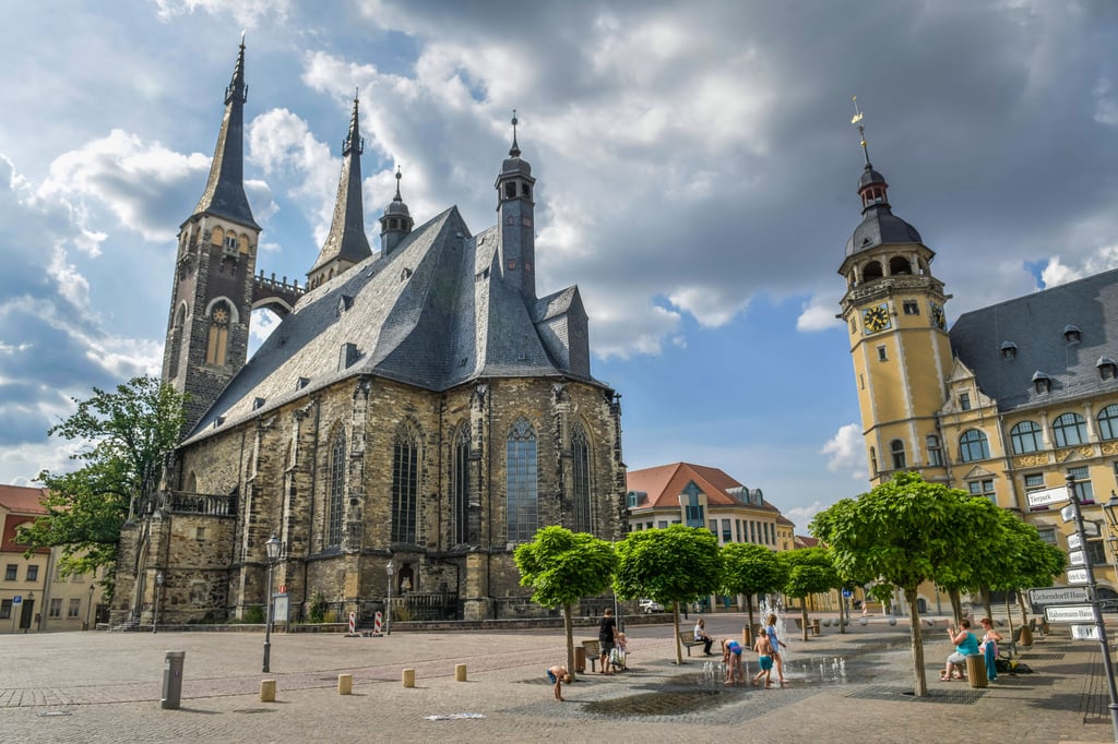 Der Marktplatz von Köthen