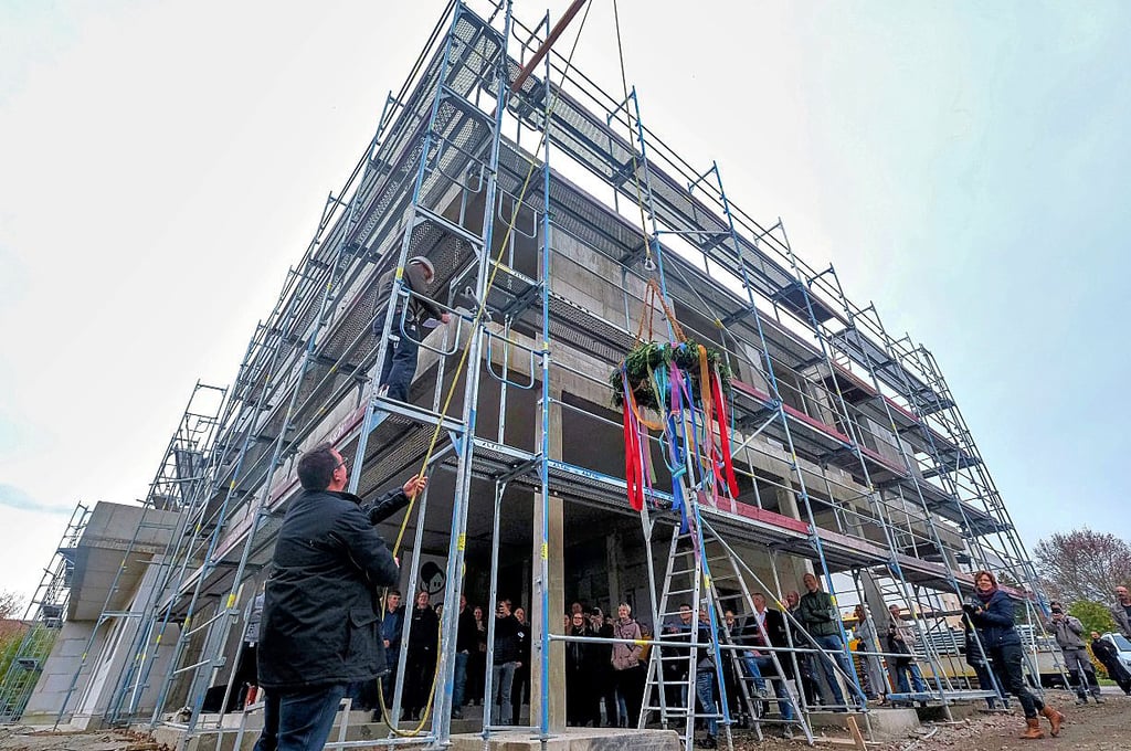 Richtfest ist für das neue Hospiz in Halles Süden gefeiert worden.