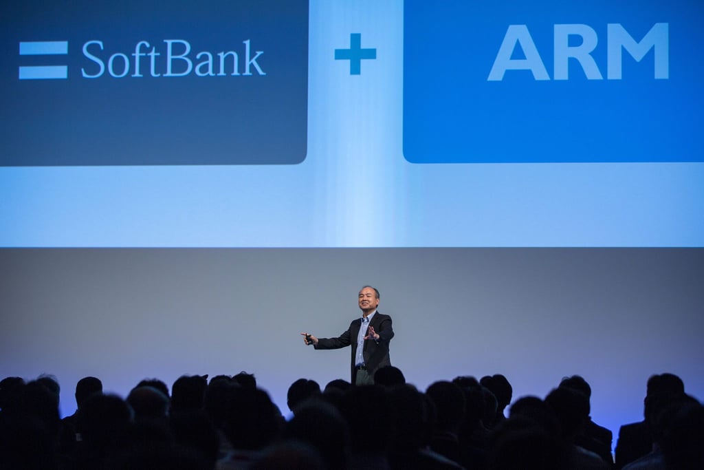 Softbank-Gründer Masayoshi Son während einer Pressekonferenz (Archivbild). Der Chip-Designer Arm soll künftig dem Grafikkarten-Spezialisten Nvidia gehören. Der bisherige Eigentümer Softbank trennt sich von der britischen Firma in einem rund 40 Milliarden Dollar schweren Deal.