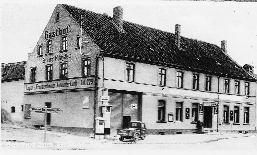 Im Gasthof „Zum Grünen Kranz" fand im Vorfeld der Wahl zum Reichspräsidenten eine Wahlschlacht zwischen SA und „Eiserner Front" statt.