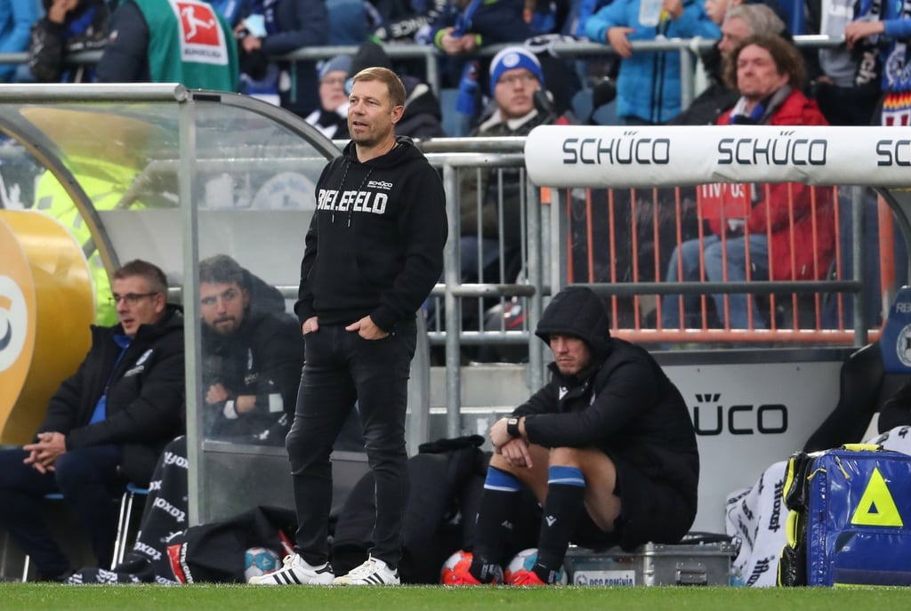 Konnte mit seinem Team auch gegen Mainz nicht gewinnen: Bielefelds Trainer Frank Kramer.