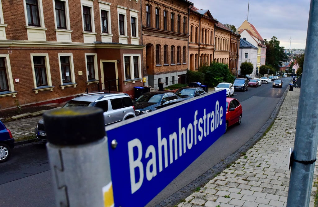 Bahnhofstraße in Eisleben