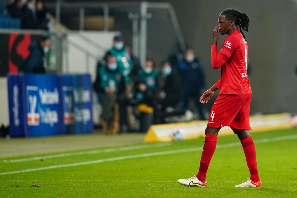 Herthas Dedryck Boyata hatte in der Partie gegen 1899 Hoffenheim die Rote Karte gesehen.