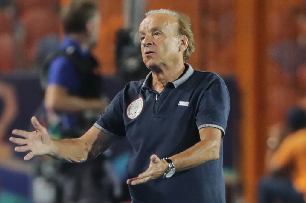 Nigerias Nationaltrainer Gernot Rohr.