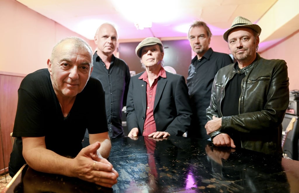 Andre Herzberg (l-r), Stefan Dohanetz, Jürgen Ehle, Andreas „Kulle“ Dziuk und Andre Drechsler sind Pankow.