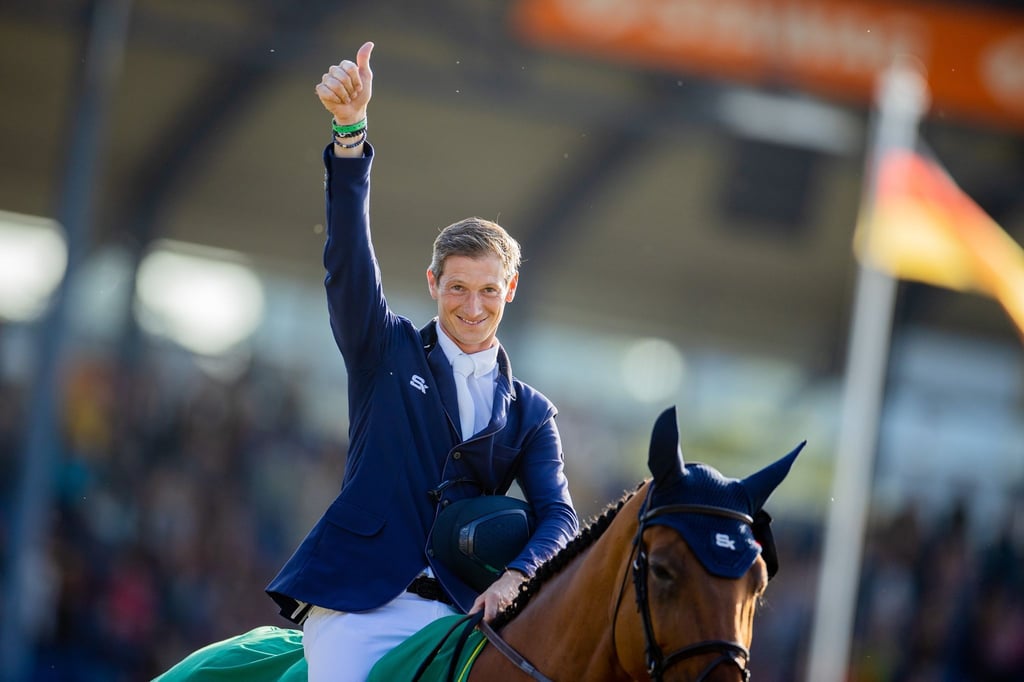 Gewann beim CHIO in Aachen: Daniel Deußer auf seinem Pferd Killer Queen.