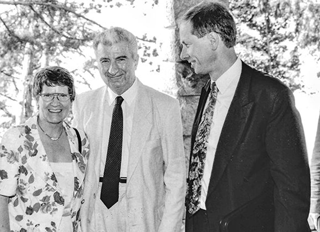 Besuch des mazedonischen Präsidenten Kiro Gligorov in Skopje/Mazedonien mit der Bundestagspräsidentin Rita Süssmuth, 1995