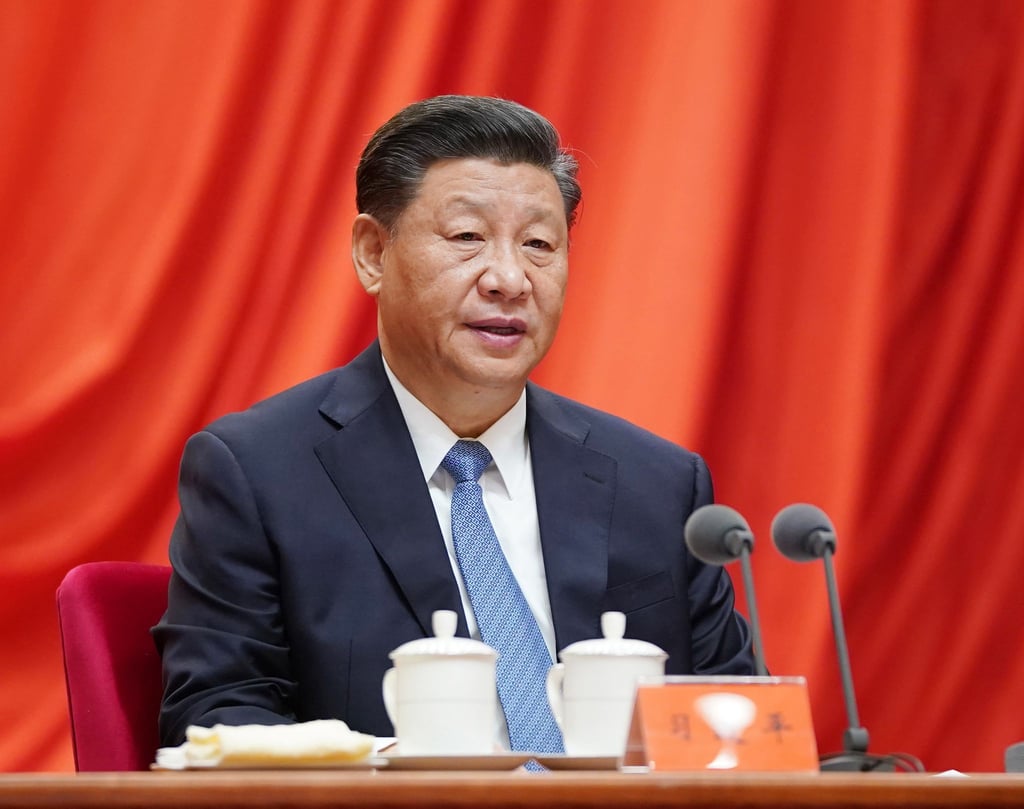 Xi Jinping, Präsident von China, spricht auf der fünften Plenarsitzung der 19. Zentralen Kommission für Disziplinaraufsicht der Kommunistischen Partei Chinas in Peking. (Archivbild)