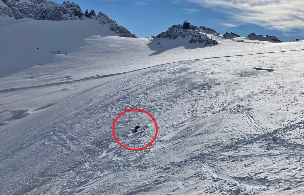 Blick auf die Unglücksstelle in Oberösterreich.