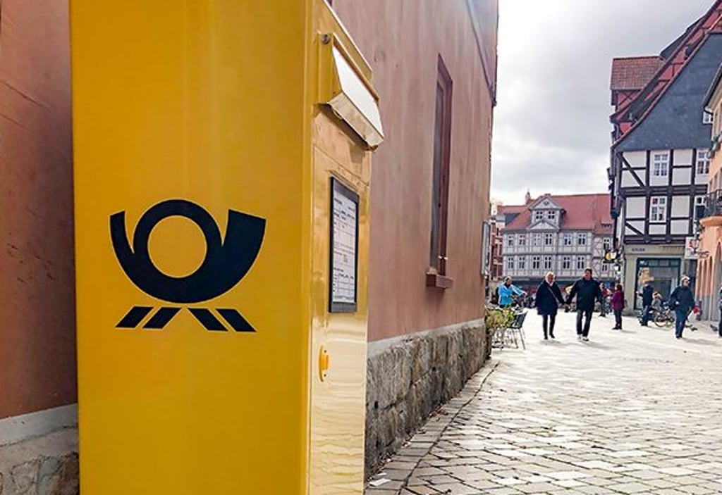 Der neue Briefkasten.