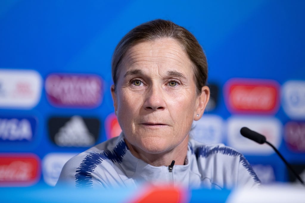 Die Leiterin des Technischen Beratungsgremiums zur Zukunft des Frauenfußballs in der FIFA: Jill Ellis.